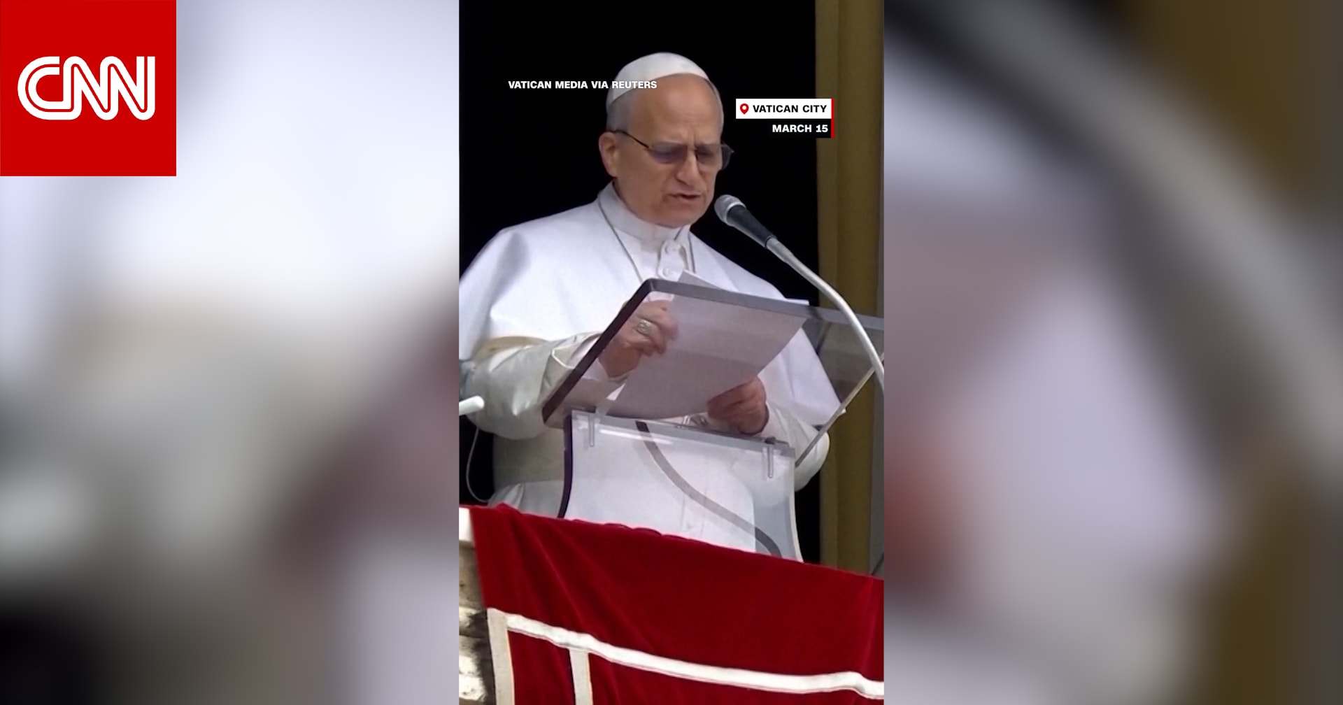 بعد أسبوعين من الضربات.. بابا الفاتيكان يطلق نداءًا لوقف الحرب في الشرق الأوسط