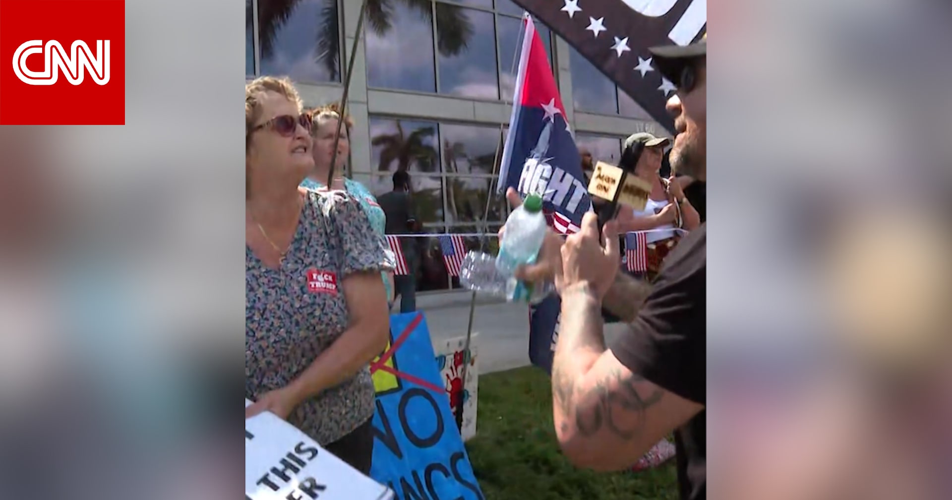 اشتباكات بين مؤيدي ترامب ومشاركين في احتجاجات "لا ملوك" في فلوريدا