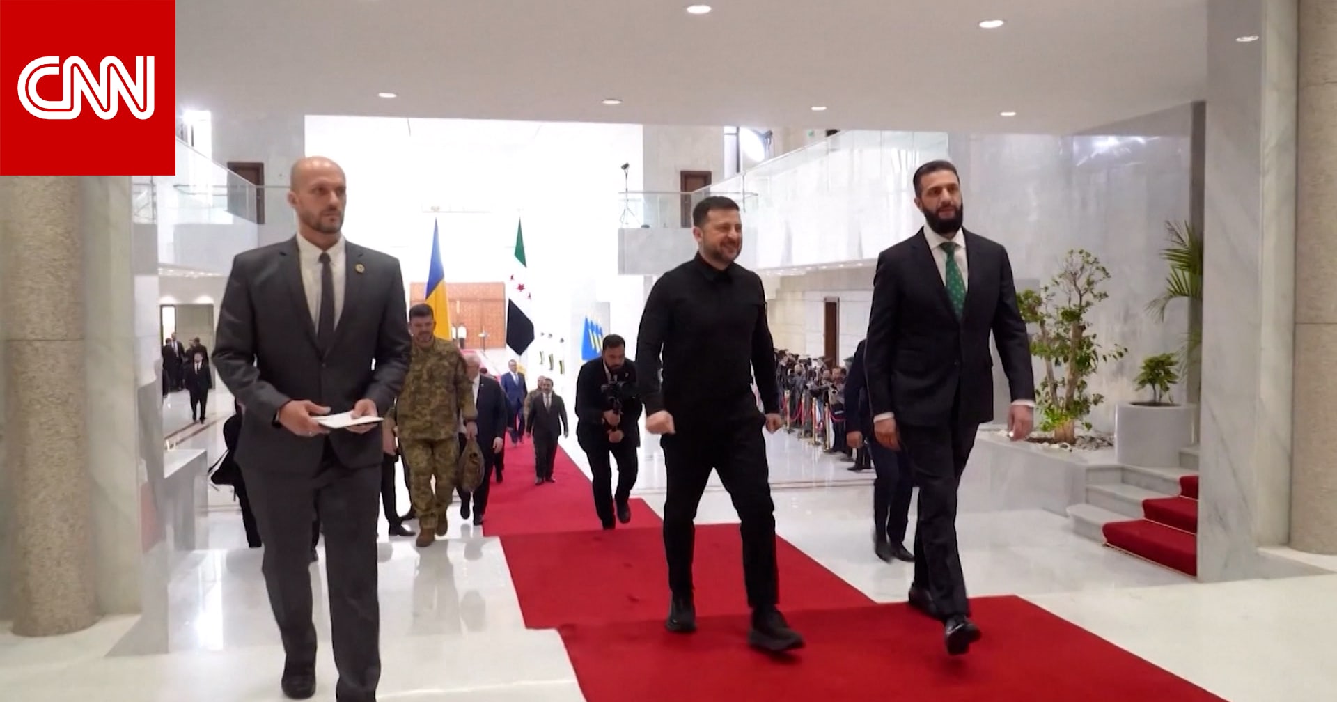 إليك ما ناقشه الرئيسان الأوكراني والسوري بعد لقائهما في دمشق