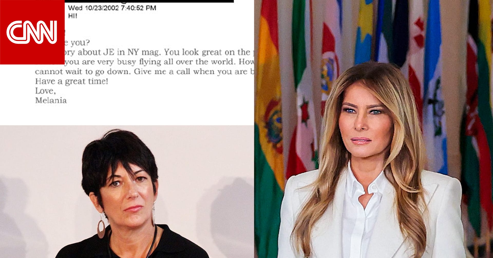 شاهد.. ميلانيا ترامب تنأى بنفسها عن إبستين في بيان نادر