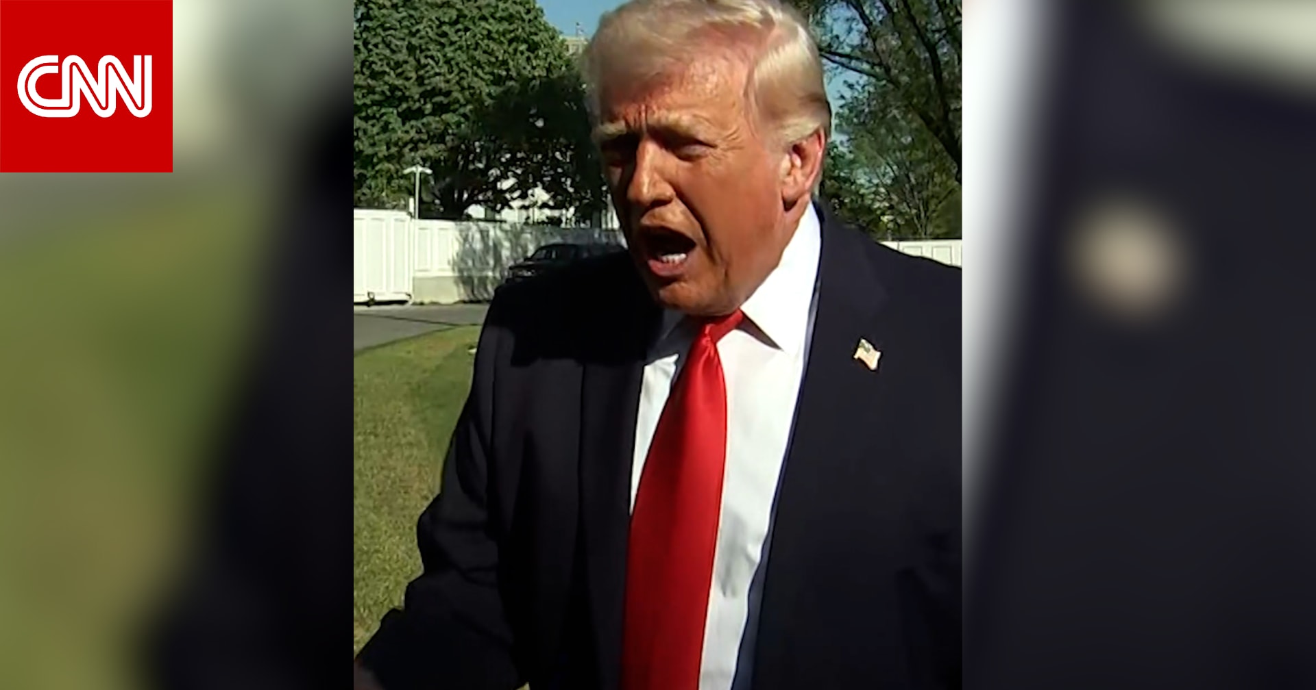 شاهد.. ترامب يحذر الصين برد على سؤال CNN حول استعداد بكين لتقديم أسلحة لإيران