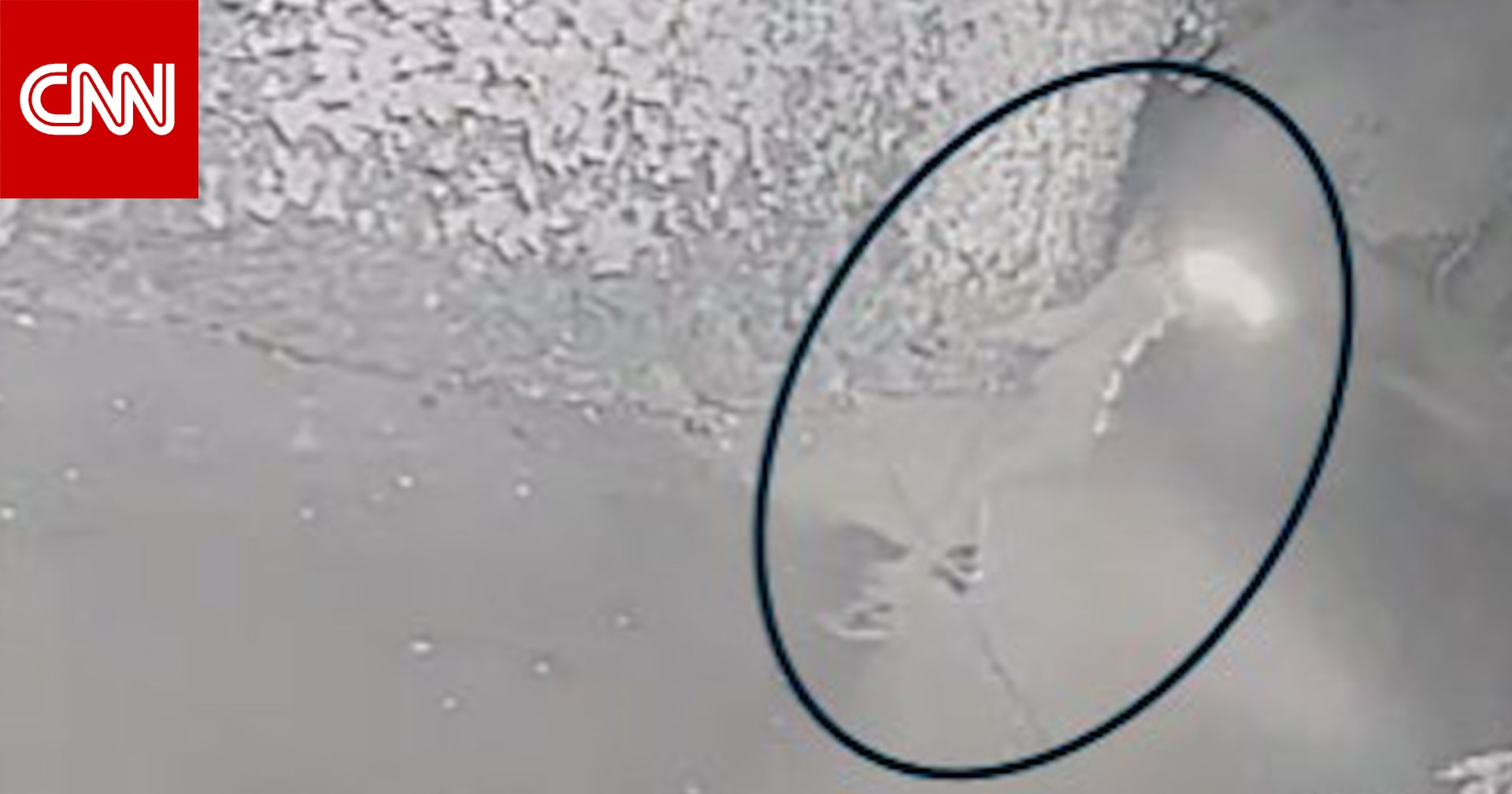 لحظة إلقاء مشتبه به عبوة حارقة على منزل الرئيس التنفيذي لـ