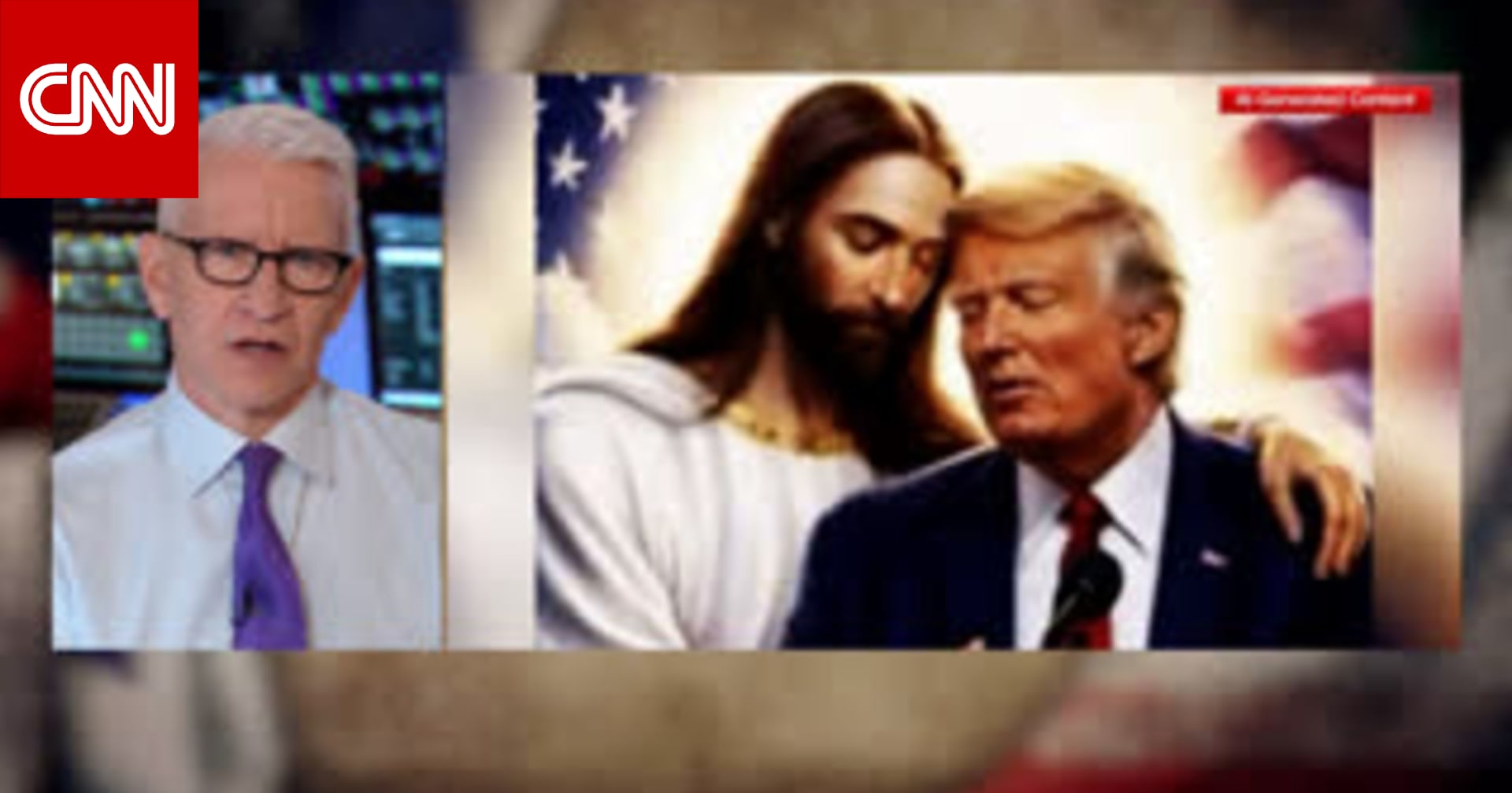 مرة أخرى.. ترامب ينشر صورة جديدة له مع يسوع بالذكاء الاصطناعي وسط استمرار خلافه مع البابا