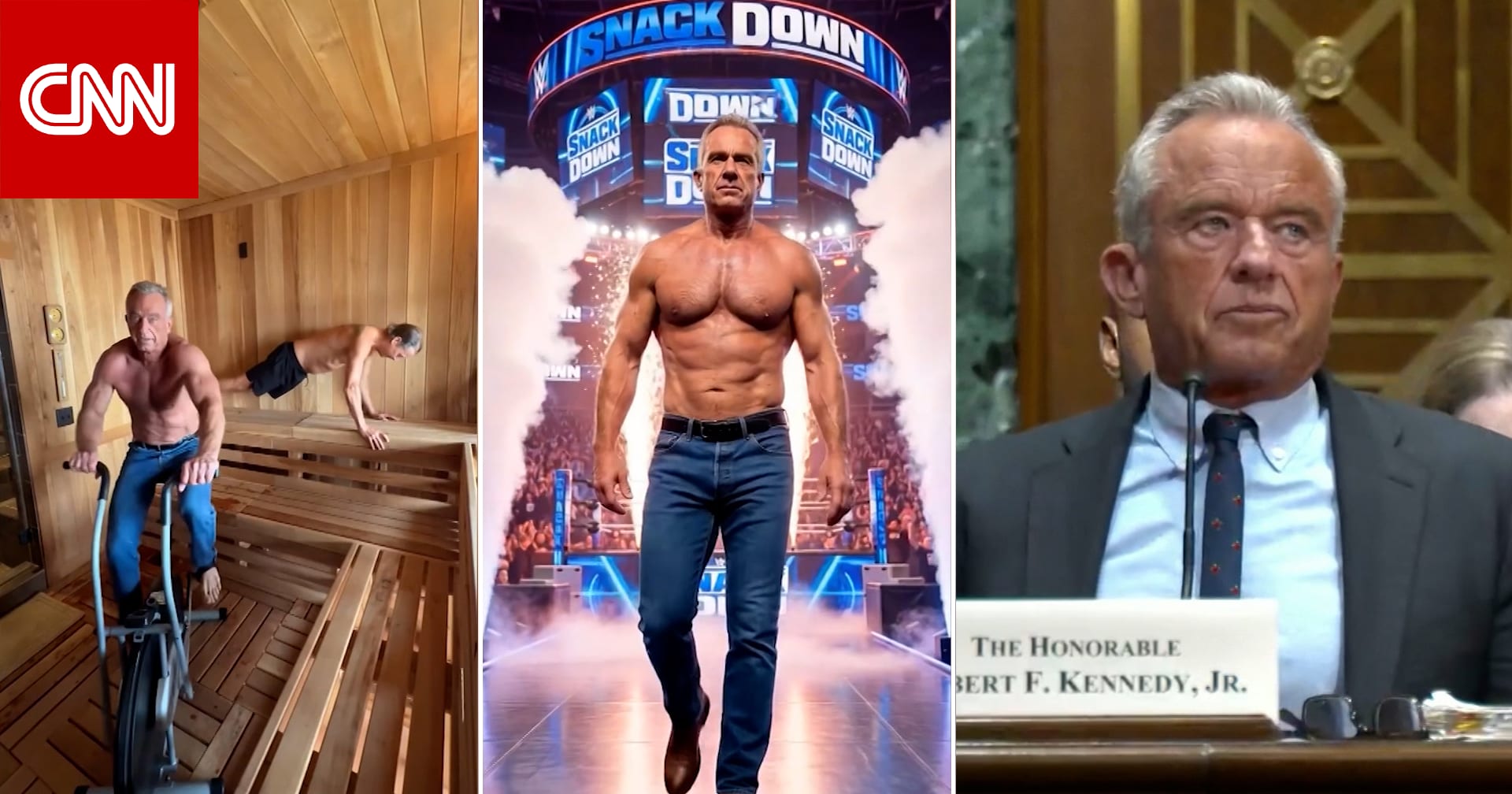 ظهر كمصارع عاري الصدر وبطل لعبة فيديو.. سيناتور تضغط على وزير الصحة الأمريكي بشأن مقاطع على حسابات رسمية