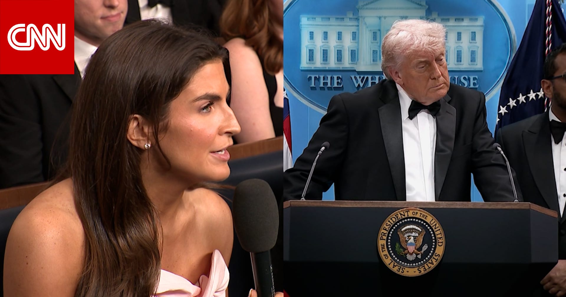 "هل كنت على علم بأي تهديد؟".. شاهد كيف أجاب ترامب مراسلة CNN