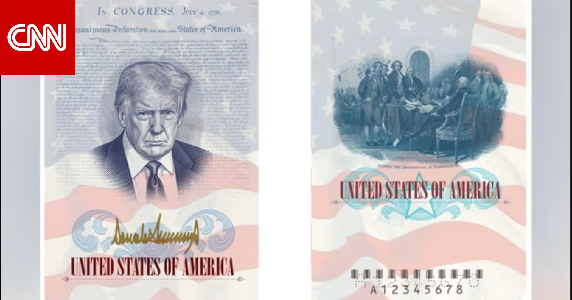 "وضع صورة ترامب على جوازات سفر أمريكية قريبا".. مسؤول يكشف التفاصيل