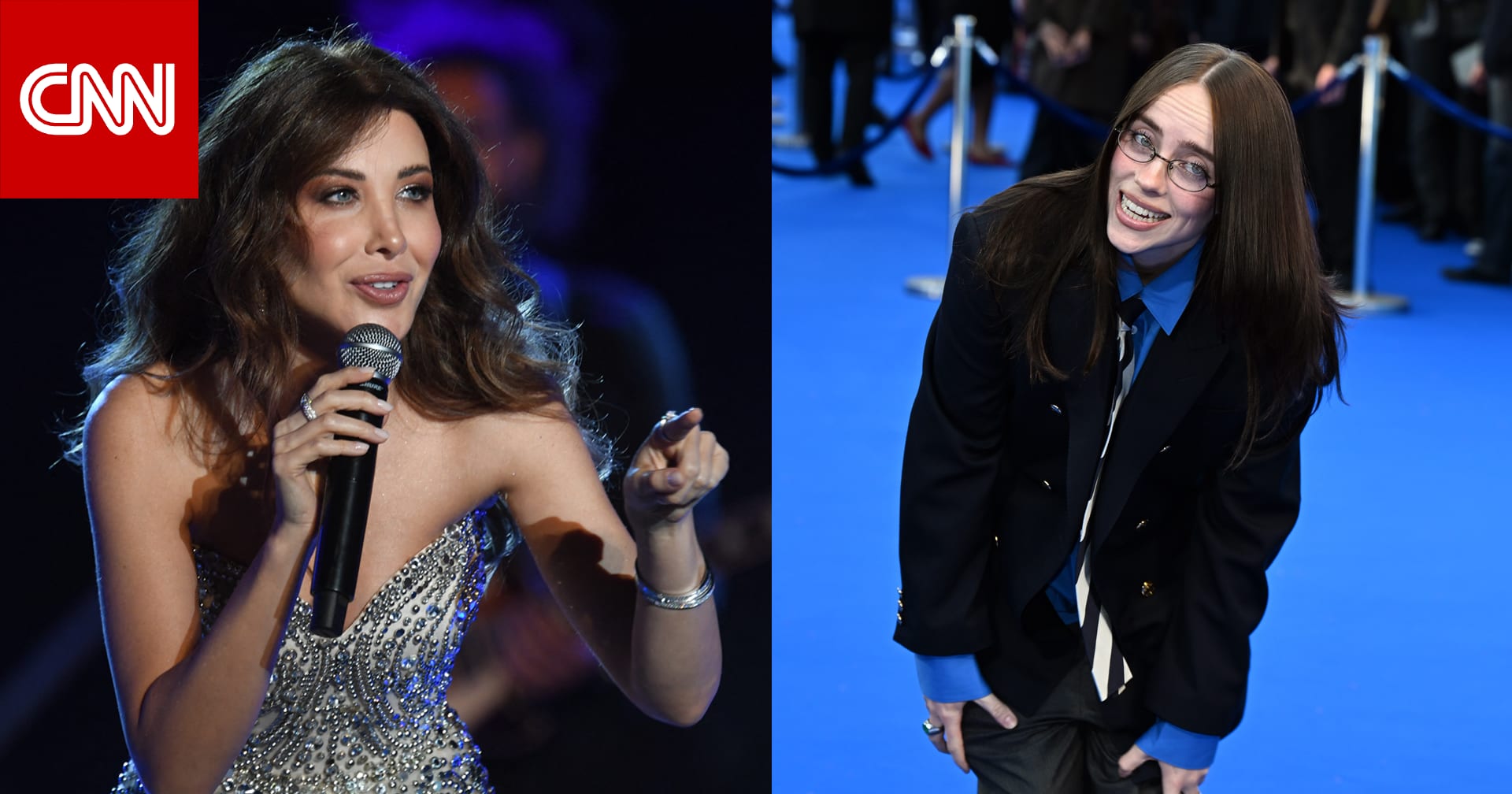 نانسي عجرم ترد على بيلي إيليش بعد أن أعربت عن إعجابها بالفنانة اللبنانية.. إليكم ما قالته عنها 