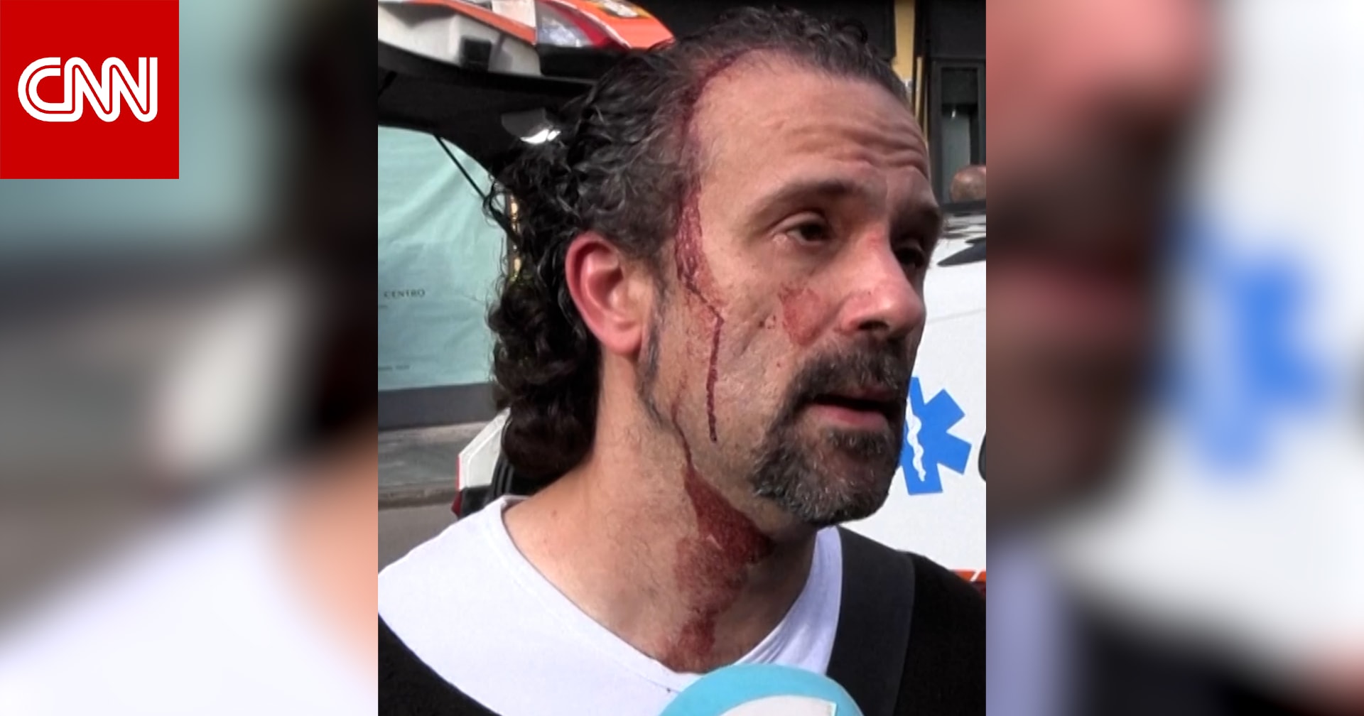 إيطاليا: سائق دهس مشاة فوق رصيف.. وشخص تعرض لطعنات منه يروي لحظات منعه من الفرار