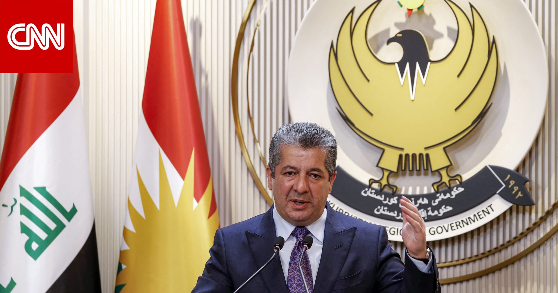 كردستان: طائرتان مسيرتان إيرانيتان استهدفتا مكتب مسرور برزاني