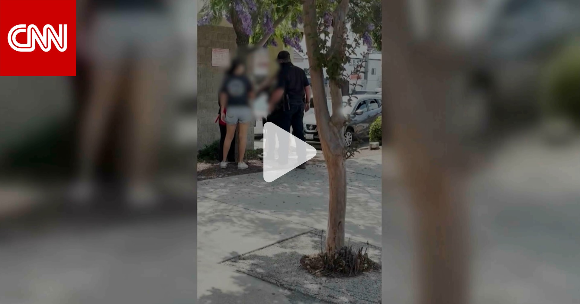 "ما تفعله اختطاف".. فيديو يُظهر شابة متشبثة بشجرة وملثمون يحاولون انتزاعها بالقوة 