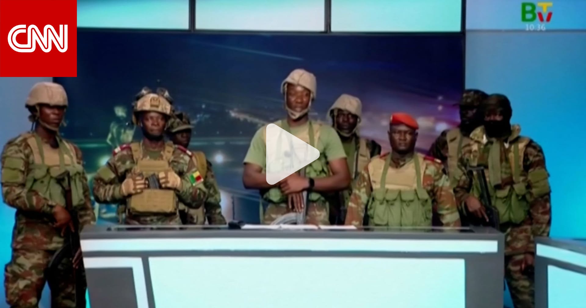 جنود يعلنون ما بدا أنه انقلاب عسكري على الهواء مباشرة.. وجيش بنين يحبطه 