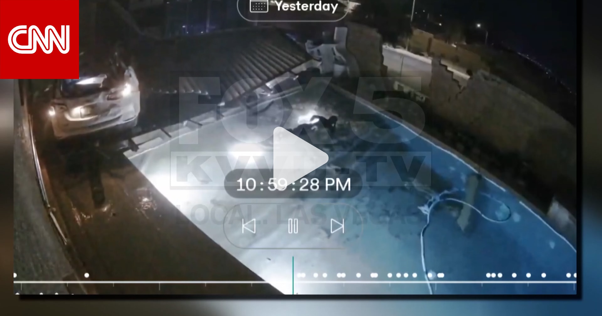 سائقة مخمورة في حوض سباحة منزل.. كاميرا تكشف كيف وصلت هناك 