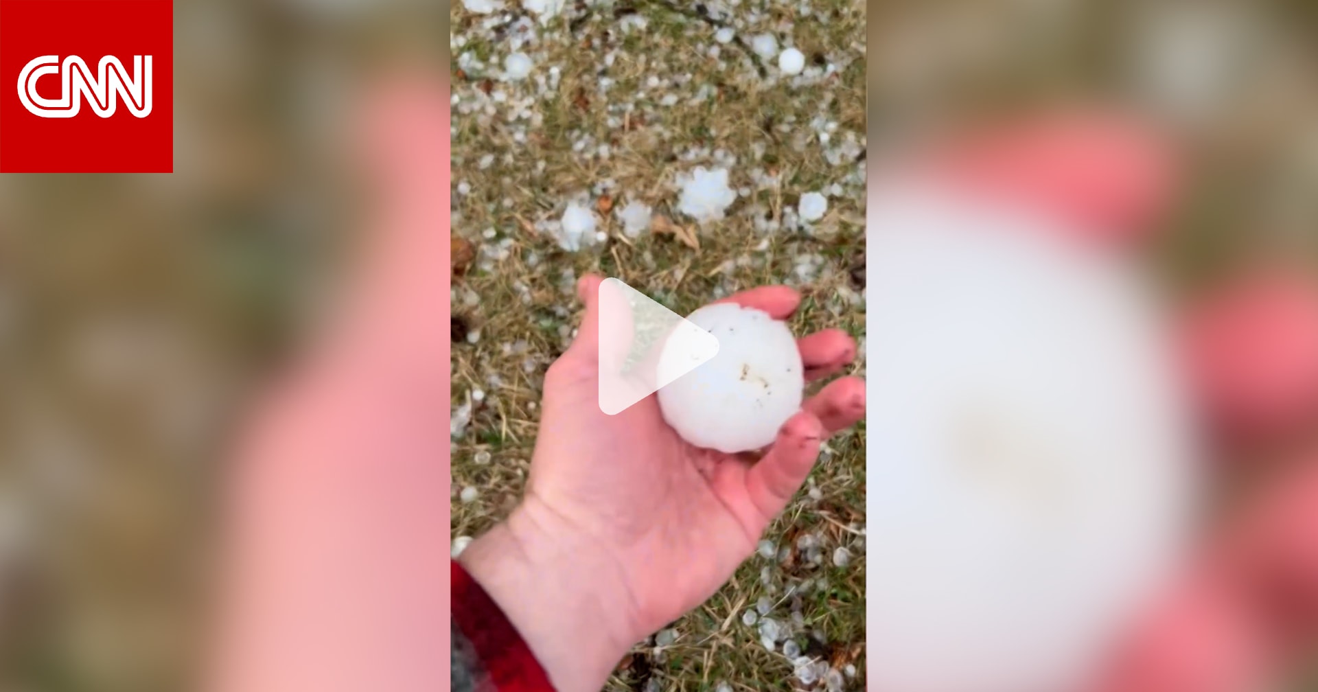 تساقطت في إلينوي.. احتمال تسجيل رقم قياسي جديد لحجم حبات البرد بأمريكا 