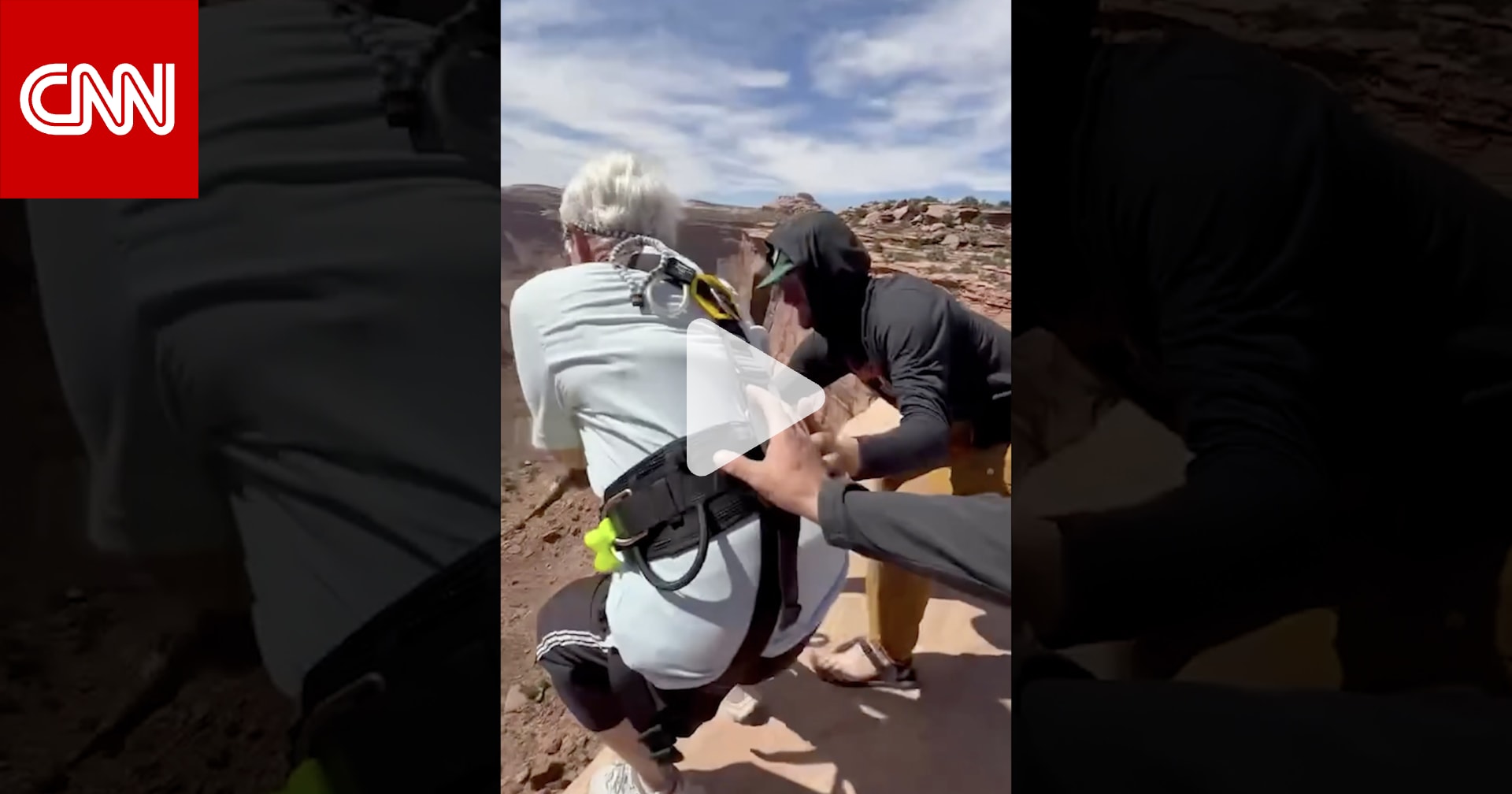 سيدة عمرها 78 عامًا تجرب القفز بالحبل لأول مرة في حياتها 