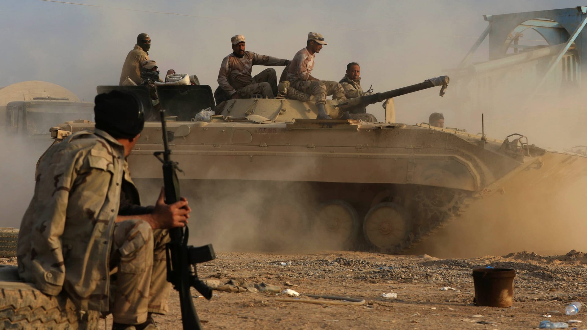 القوات العراقية تطهر الأحياء الشرقية للموصل