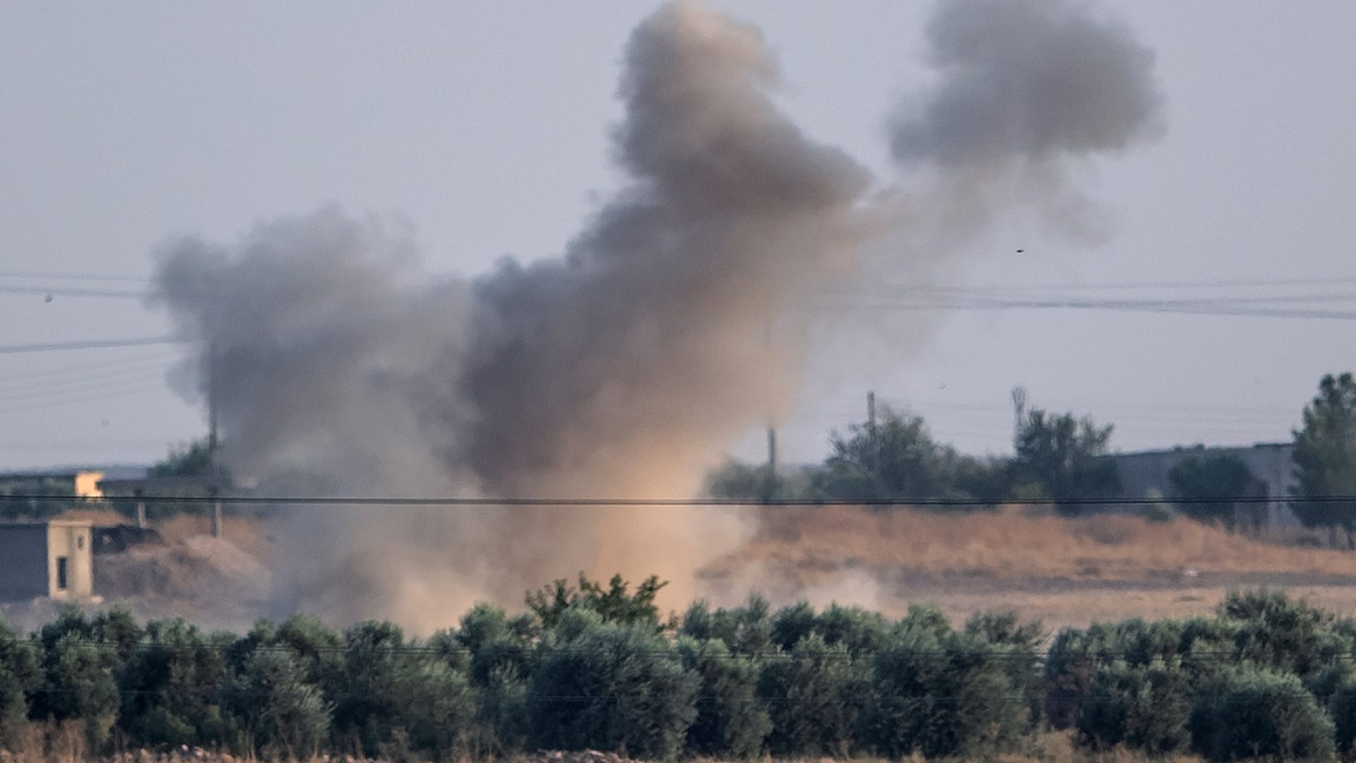 لحظة انطلاق هجوم الجيش التركي على شمال شرق سوريا