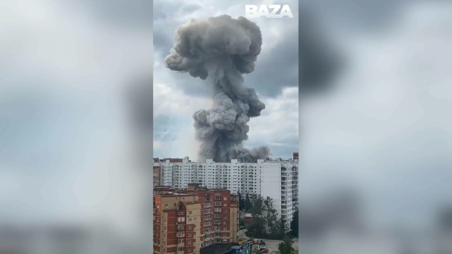 شاهد.. انفجار هائل يخلف عشرات الإصابات في منشأة صناعية في موسكو