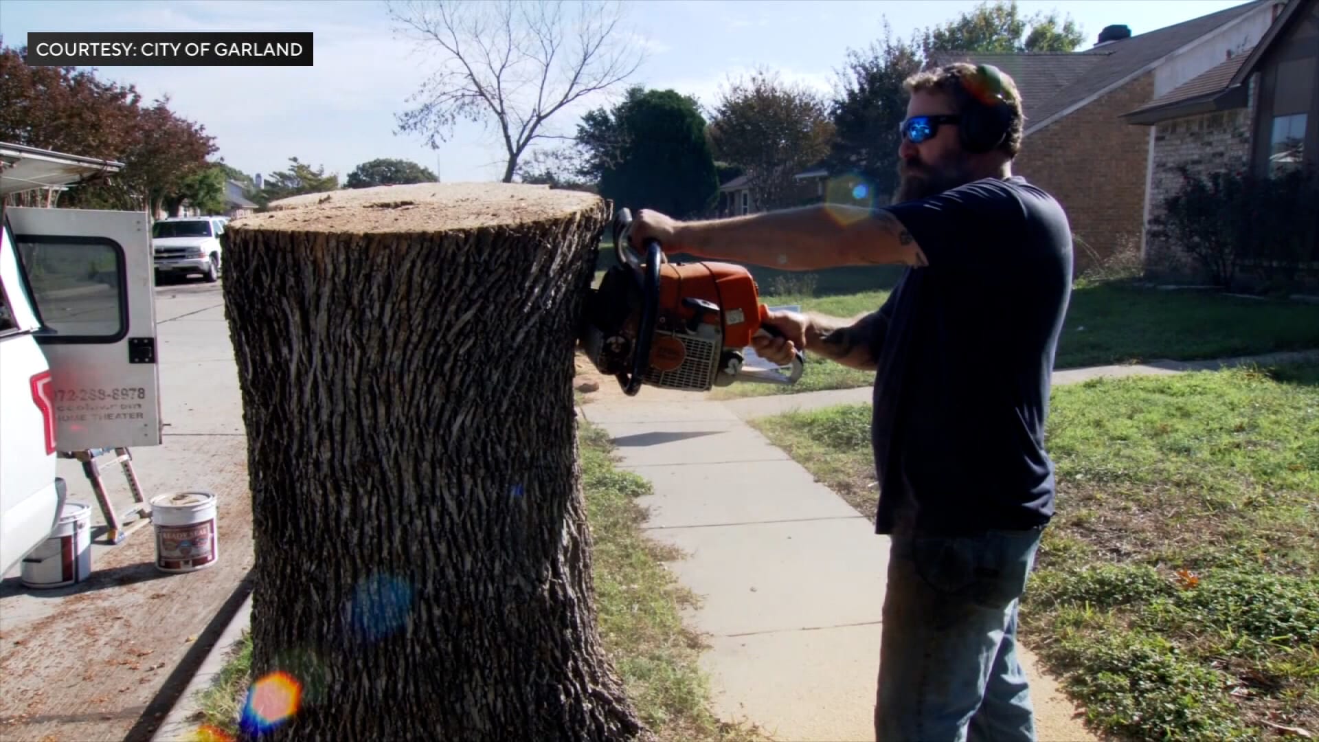 بدأت كهواية.. شاهد كيف يحول رجل الأشجار الميتة في الشوارع إلى أعمال فنية 1 بدأت كهواية.. شاهد كيف يحول رجل الأشجار الميتة في الشوارع إلى أعمال فنية