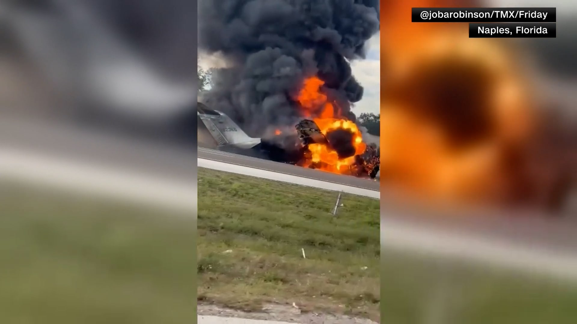 "اصطدمت بجدار خرساني".. مقتل شخصين جراء تحطم طائرة وانفجارها على طريق سريع بأمريكا 4 "اصطدمت بجدار خرساني".. مقتل شخصين جراء تحطم طائرة وانفجارها على طريق سريع بأمريكا