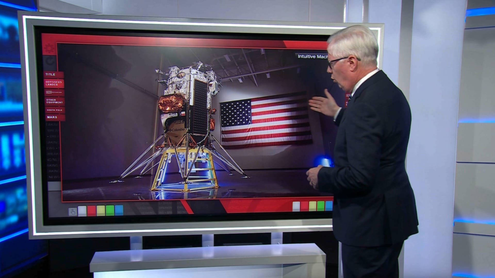 هبطت على سطح القمر.. شاهد ما تحمله مركبة "أوديسيوس" من معدات على متنها