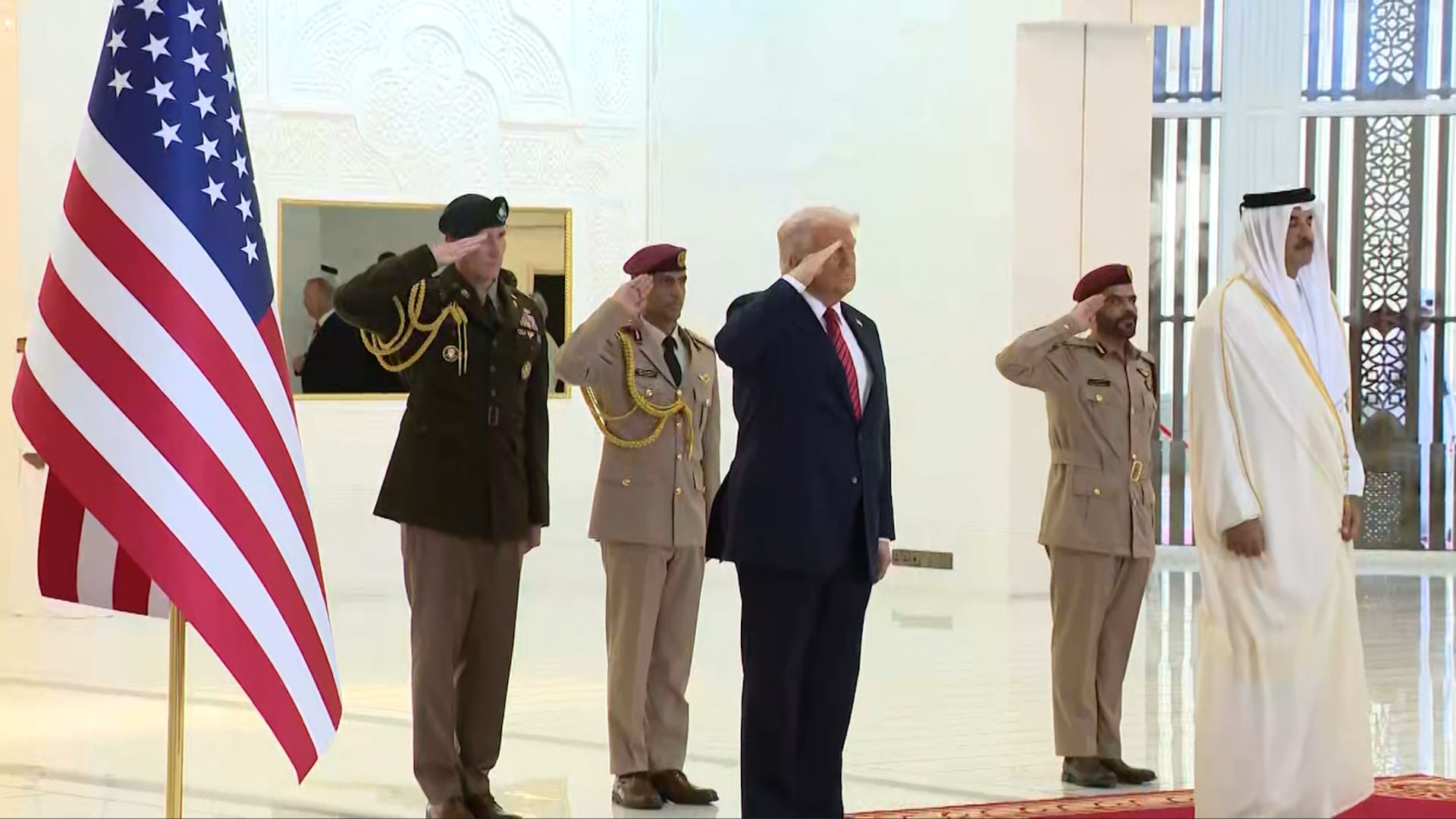 شاهد كيف استُقبل الرئيس الأمريكي دونالد ترامب في قطر