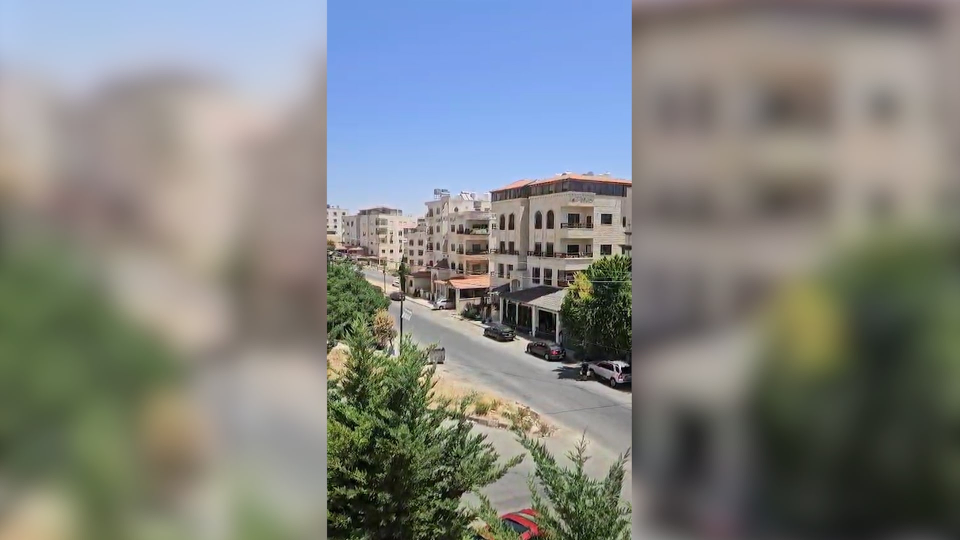 فيديو يرصد لحظة إنطلاق صافرات الإنذار في الأردن