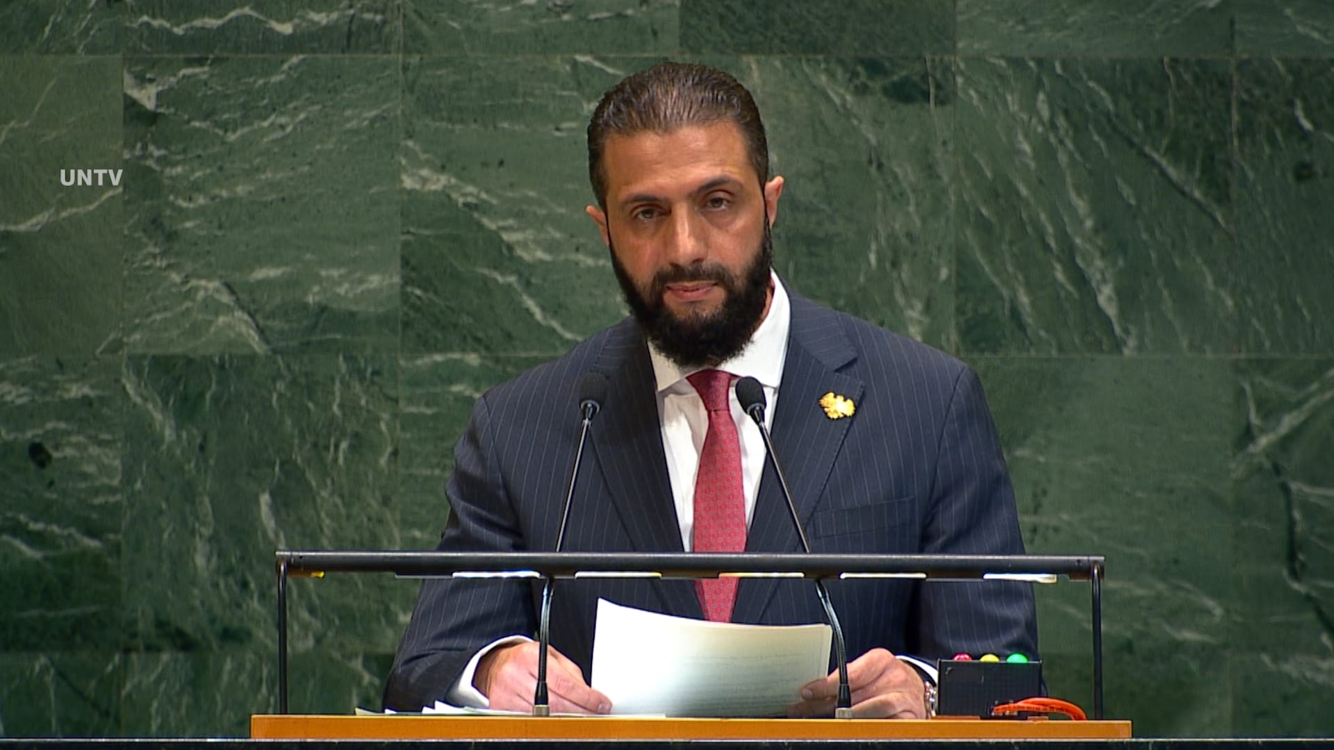 شكر تركيا والسعودية وقطر.. شاهد كلمة أحمد الشرع أمام الأمم المتحدة