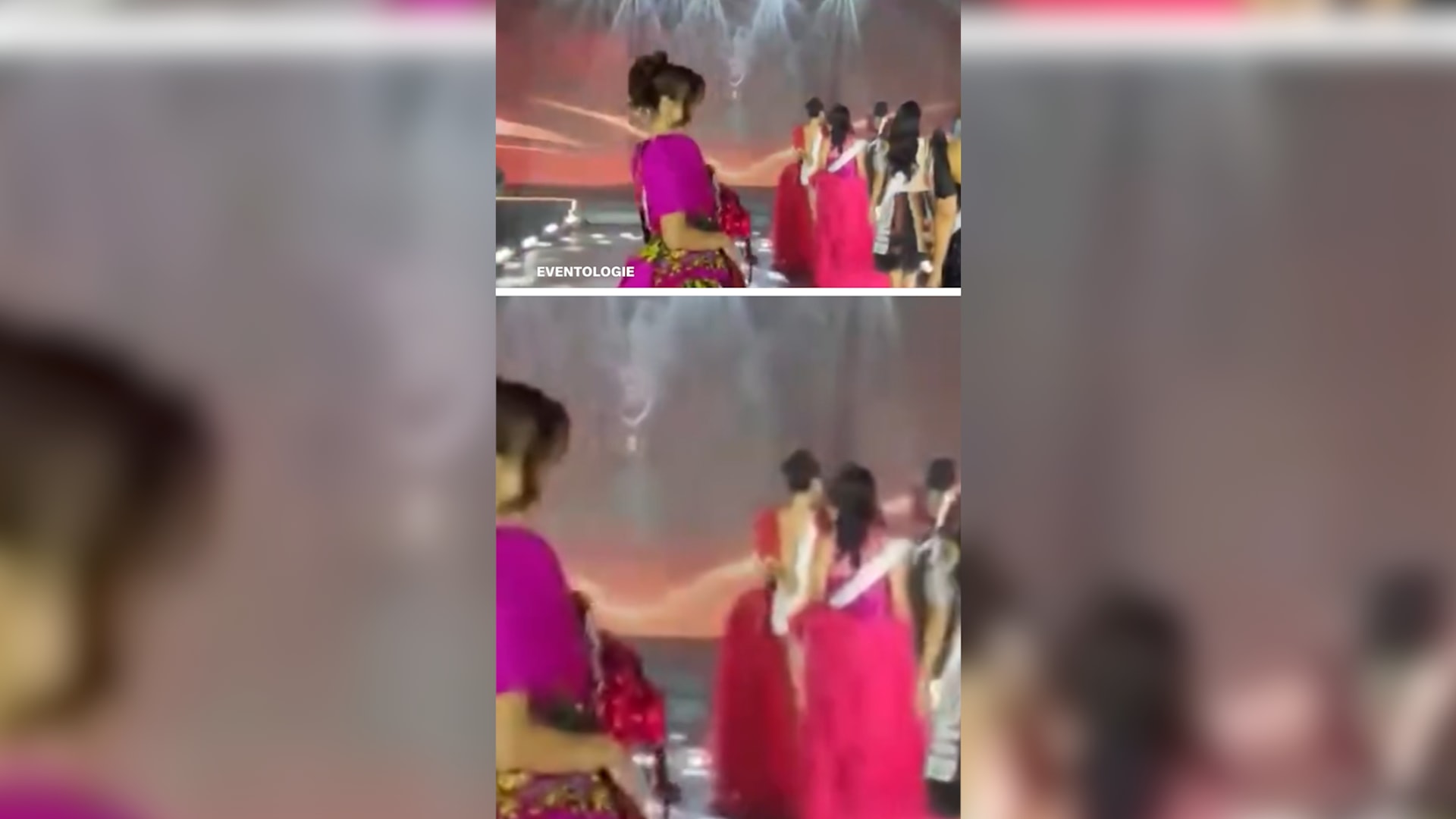 شاهد رد فعل متسابقات في حفل ملكة جمال الفلبين لحظة وقوع زلزال قوي
