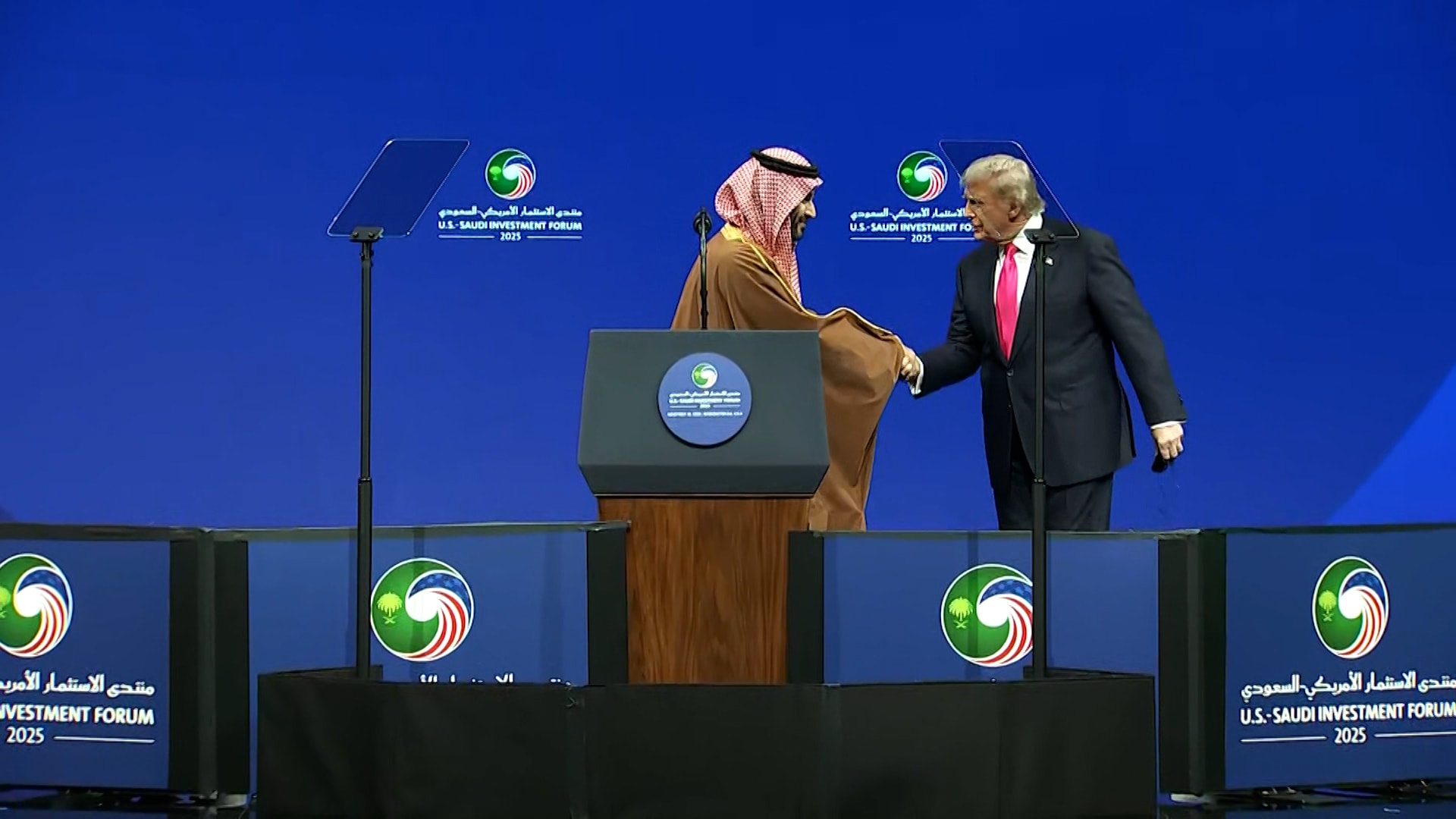 شاهد ما قاله الأمير محمد بن سلمان أمام منتدى الاستثمار الأمريكي السعودي