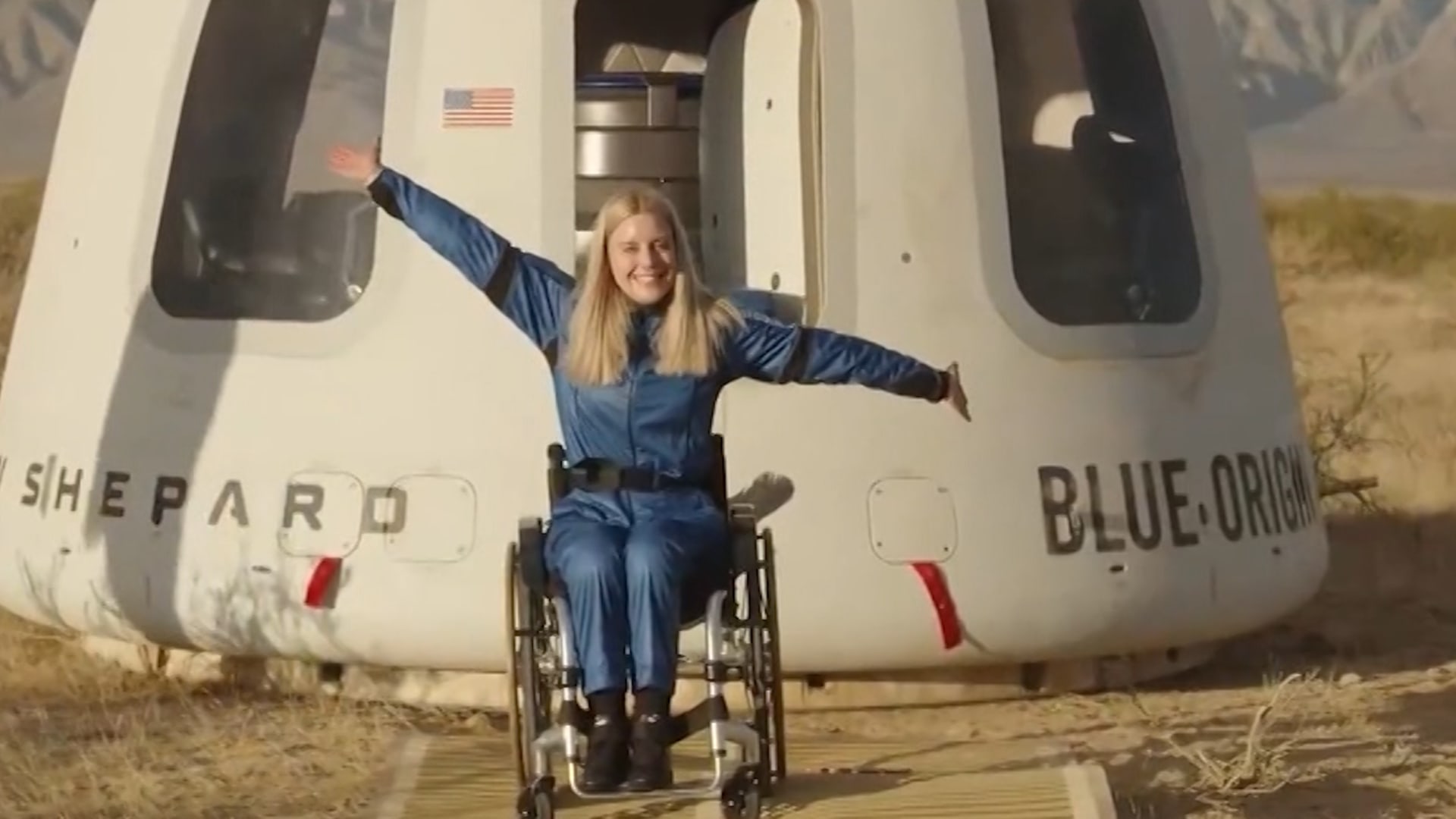 شاهد.. مهندسة ألمانية تصبح أول مقعدة كرسي متحرك تسافر إلى الفضاء