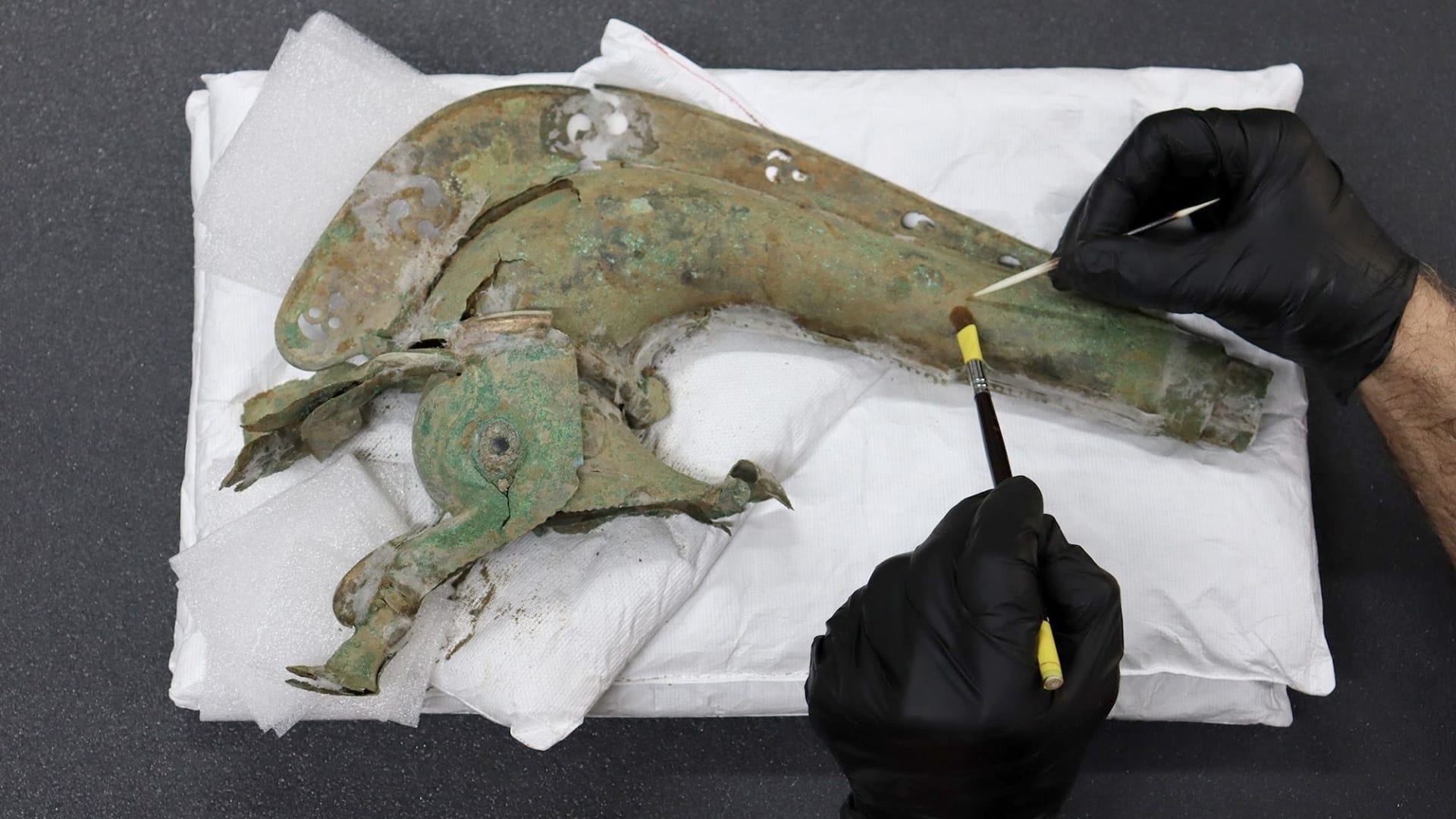 اكتشاف بوق حرب "استثنائي" من العصر الحديدي في إنجلترا