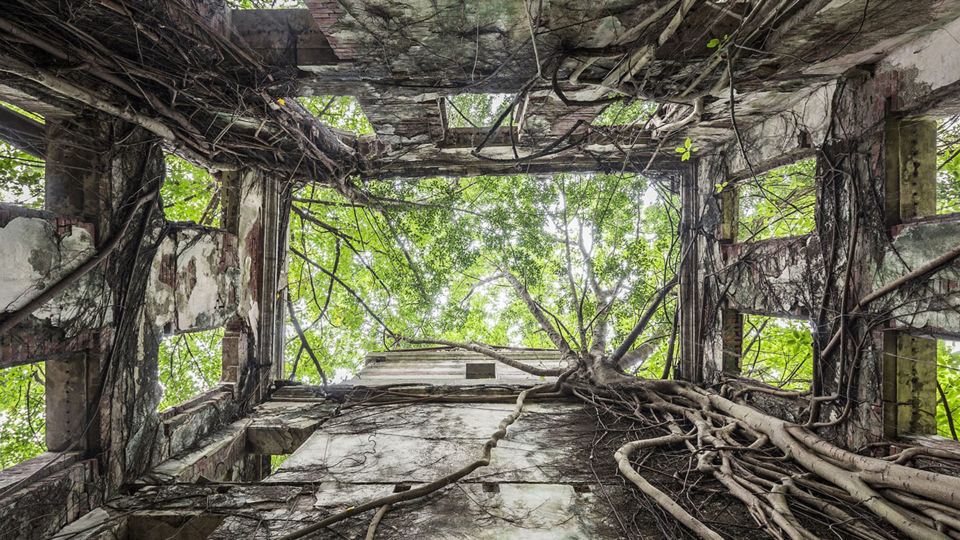 مصور يوثق مشاهد مهيبة لمواقع مهجورة تستولي عليها الطبيعة