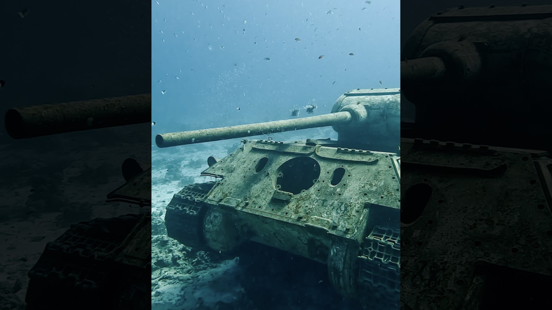 دبابات في قعر البحر الأحمر..غواص يوثق متحفًا عسكريًا تحت الماء يُعد الماء الأول من نوعه في مصر وإفريقيا