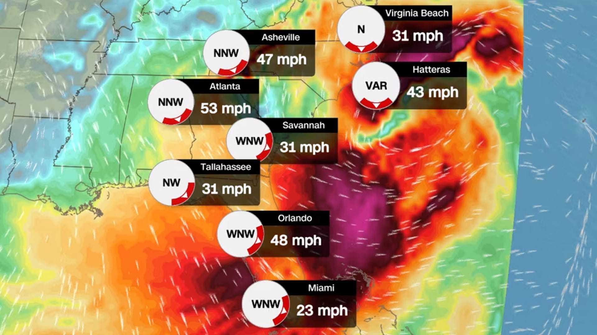 "إعصار القنبلة" على مشارف سواحل أمريكا.. بماذا تسبب حتى الآن؟