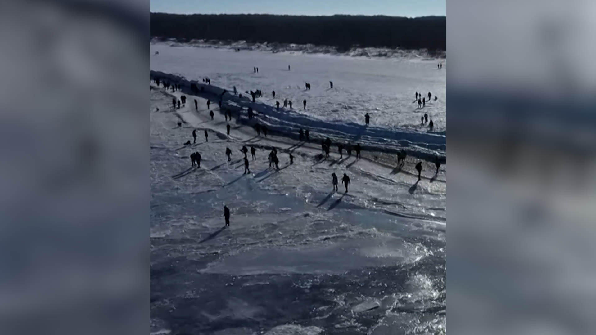 برد قارس ودرجات حرارة شديدة تُجمّد أحد أعظم أنهار أوروبا