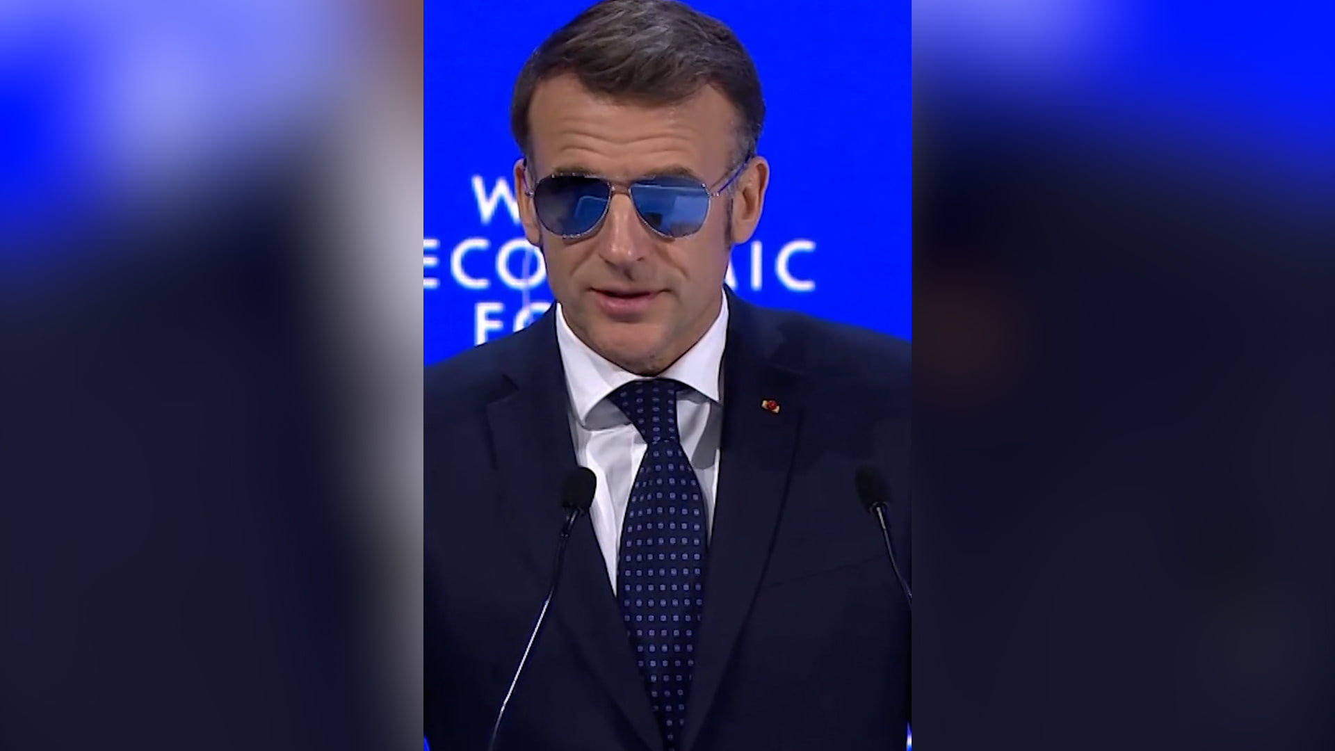 نظارات ماكرون الشمسية تشهد ارتفاعًا في المبيعات بعد دافوس