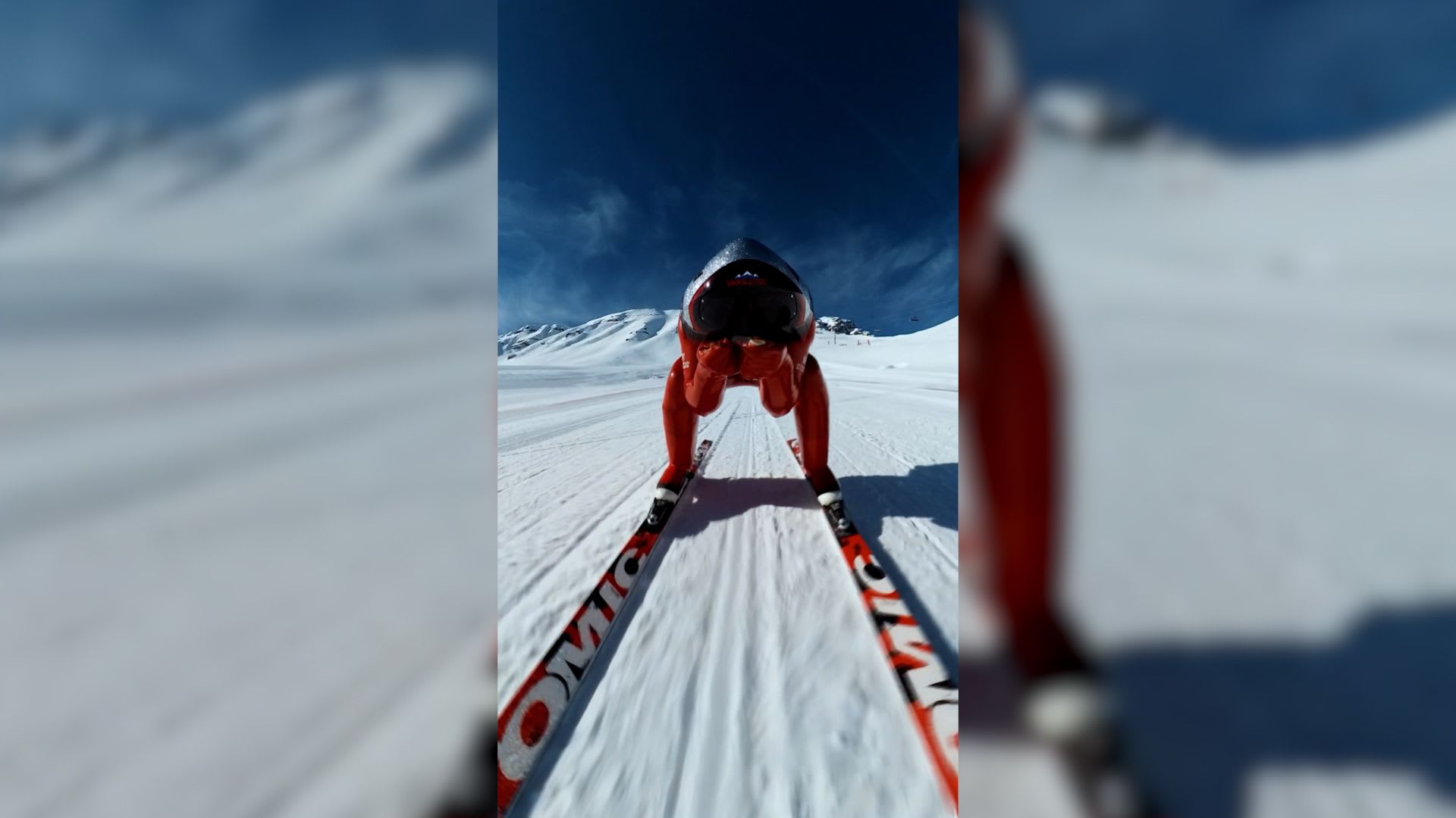 شاهد أسرع متزلج في العالم.. ينطلق بسرعة تفوق معظم السيارات