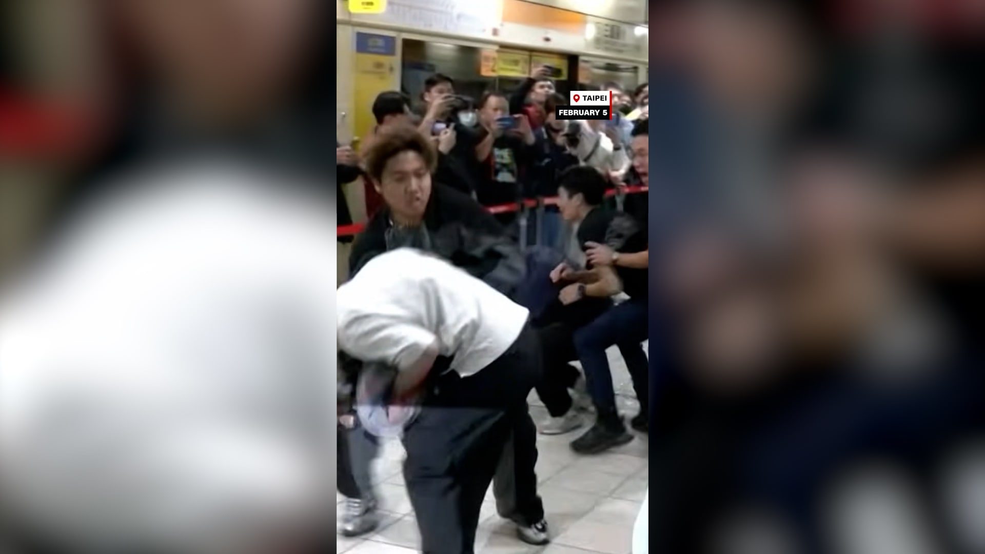 بعد هجوم طعن مميت.. شاهد ما فعلته قوات الأمن في تايوان أمام كاميرا CNN