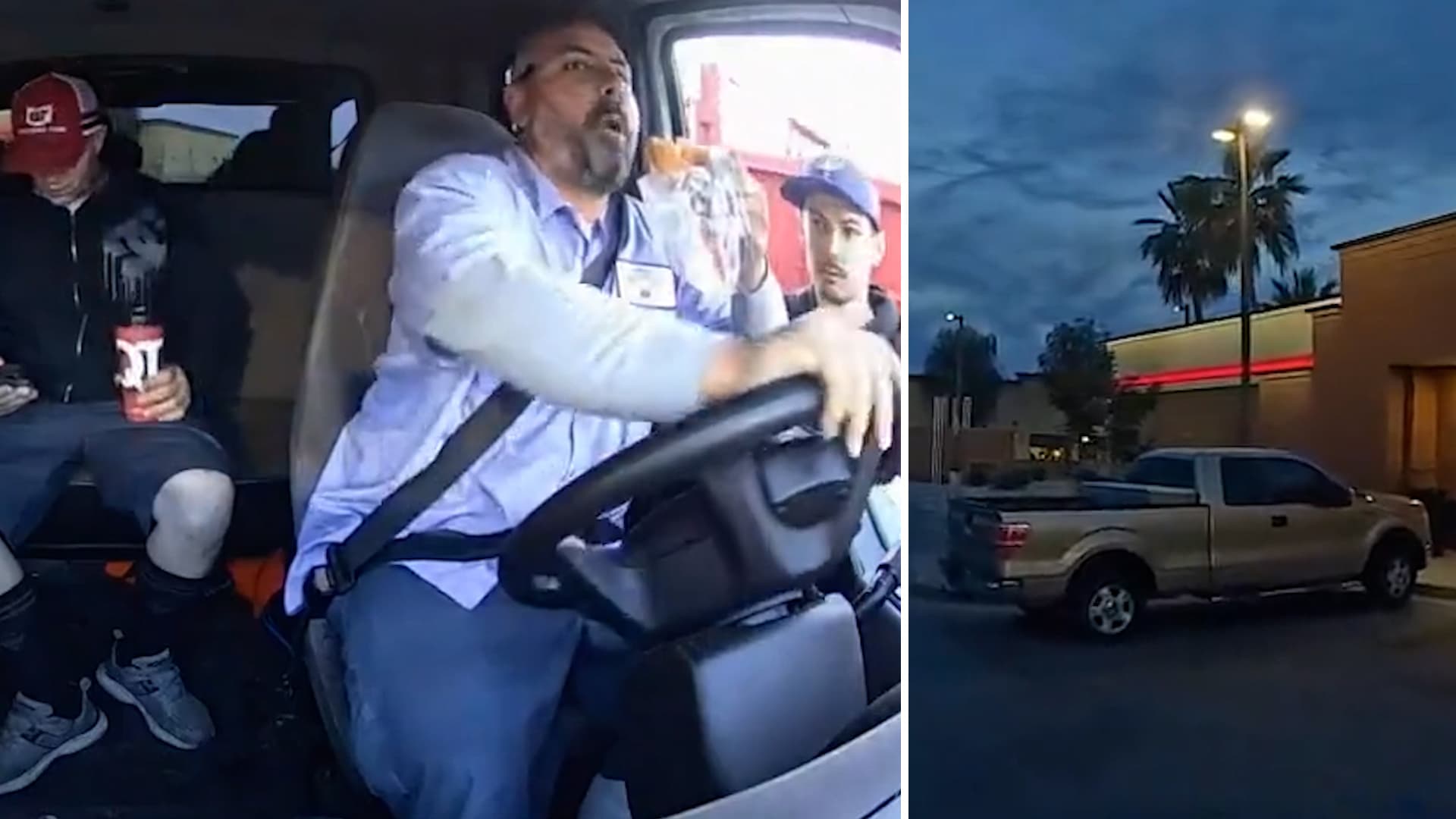 ناقلو أثاث يعترضون خاطف طفلة بعمر عامين وينقذونها بشكل بطولي.. شاهد ما فعلوه