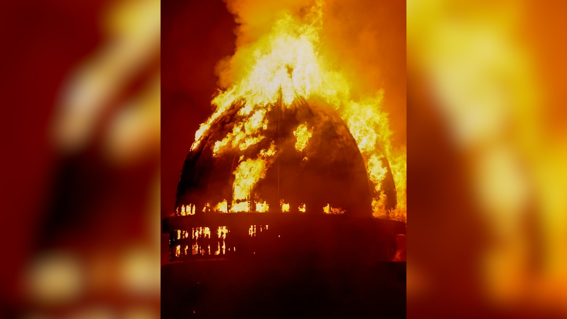 حريق هائل يلتهم مبنى تاريخيًا في اسكتلندا