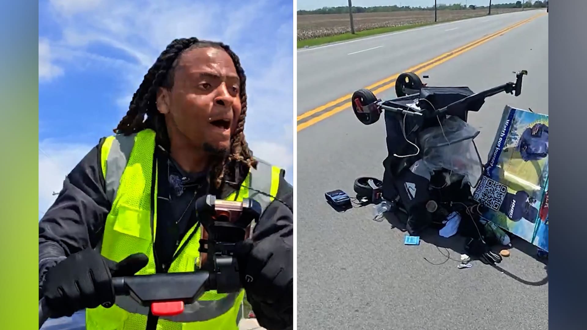 صانع محتوى يتعرض للدهس أثناء بث مباشر لجمع تبرعات.. وهذا ما أنقذه