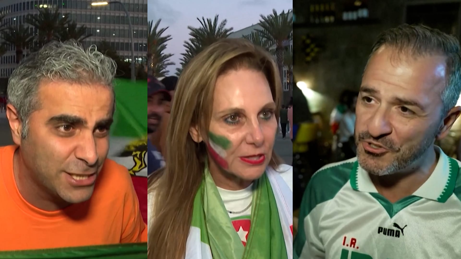 ردود فعل الجماهير الإيرانية على أول مباراة لمنتخبهم في كأس العالم
