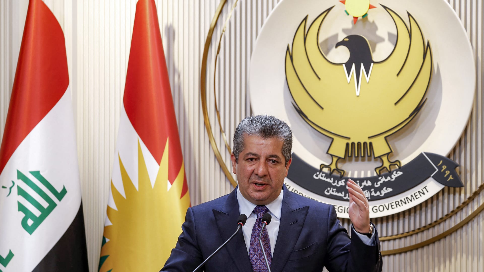 إقليم كردستان: طائرتان مسيرتان إيرانيتان استهدفتا مكتب مسرور برزاني