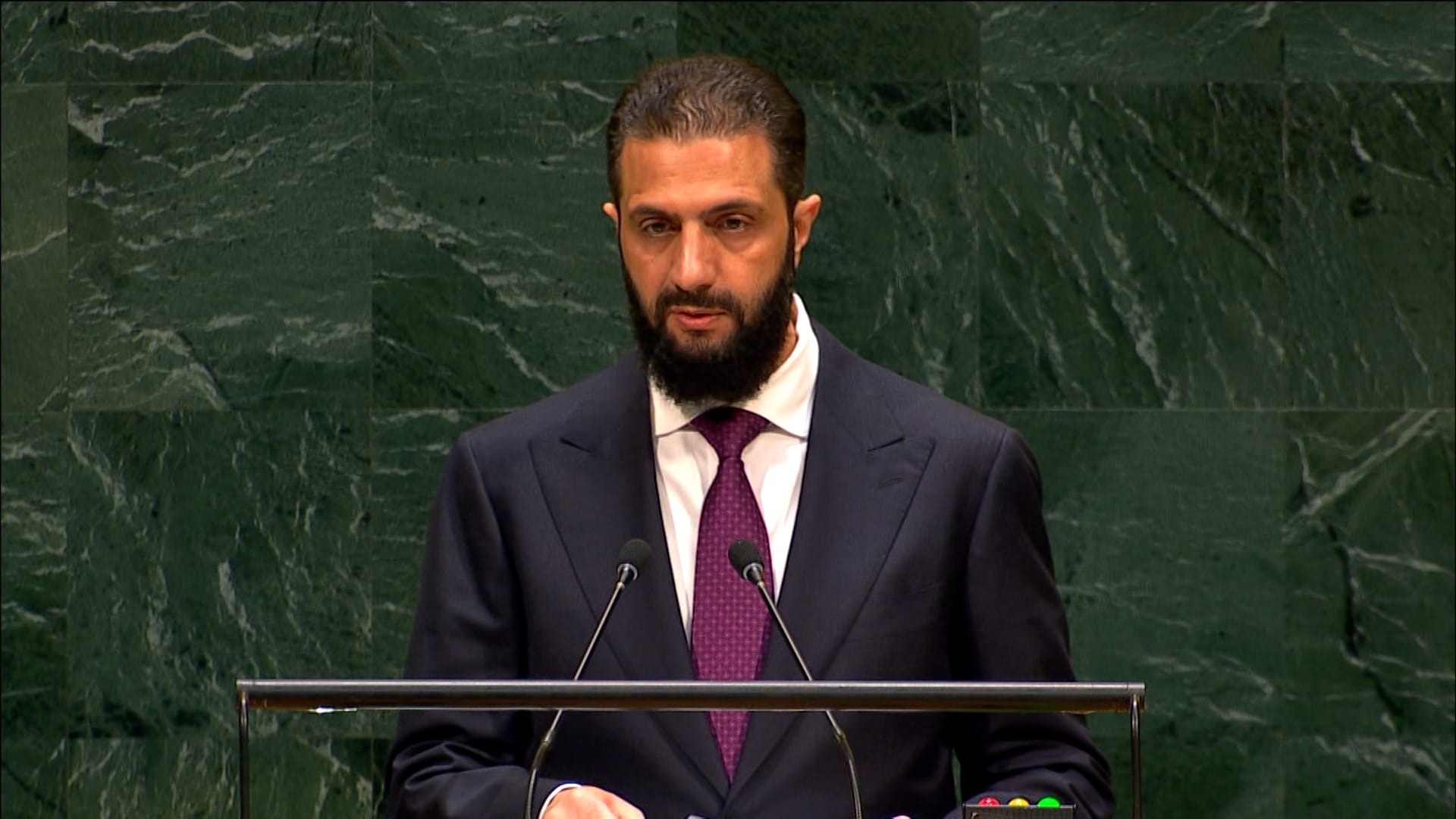 أحمد الشرع أمام الأمم المتحدة: سوريا تنهض والجولان سيبقى أرضًا سورية