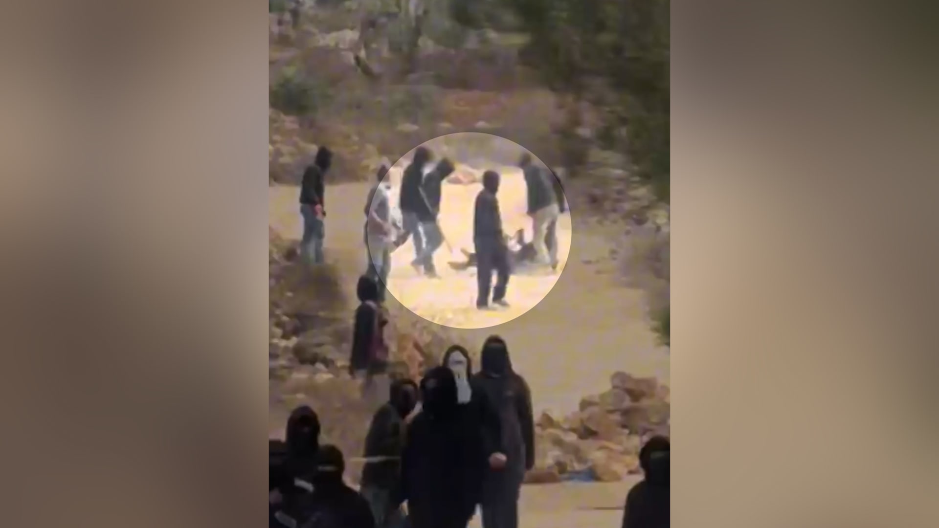 لحظة تعرض الصحفية هايدي ليفين لهجوم من مستوطنين إسرائيليين في الضفة الغربية