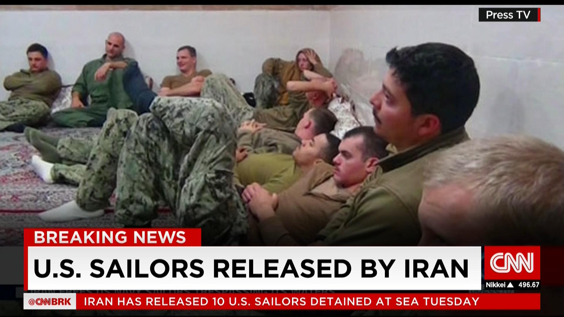 مسؤول أمريكي لـCNN: بحارتنا وصلوا بسلام إلى سفينة أمريكية بعد إفراج إيران عنهم
