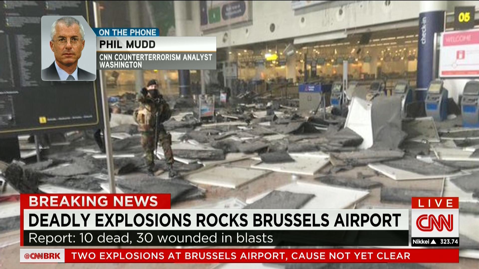 بالصور: شاهد اللحظات الأولى لتفجيرات بروكسل التي هزت بلجيكا