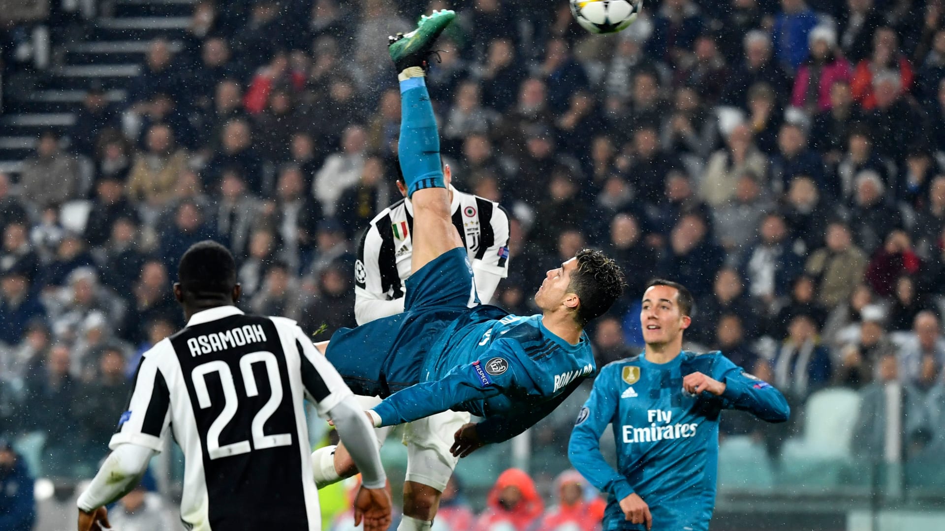 رونالدو يسجل هدفا تاريخيا ويقود ريال مدريد لاكتساح يوفنتوس Cnn Arabic
