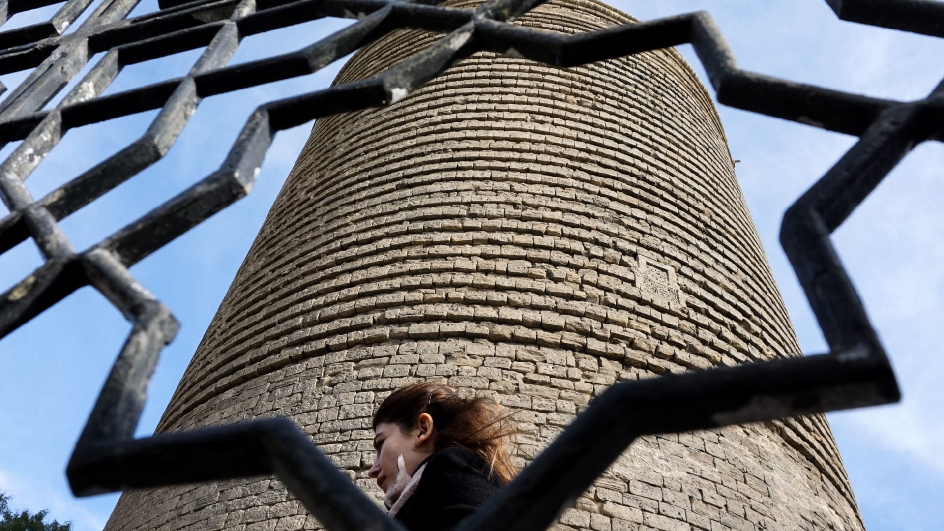 برج العذراء في أذربيجان.	
