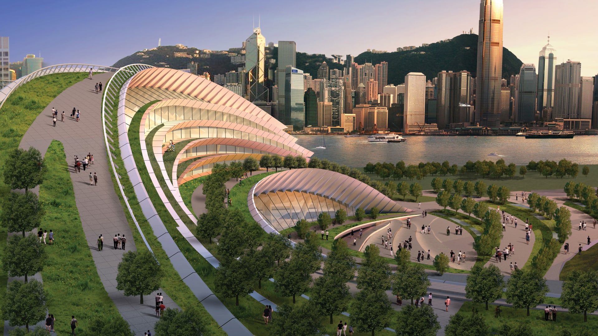 محطة غرب كولون ستصل بين هونغ كونغ وبر الصين الرئيسي وتخدم مسافرين قد يبلغ عددهم أكثر من 80 ألف مسافر يومياً. 